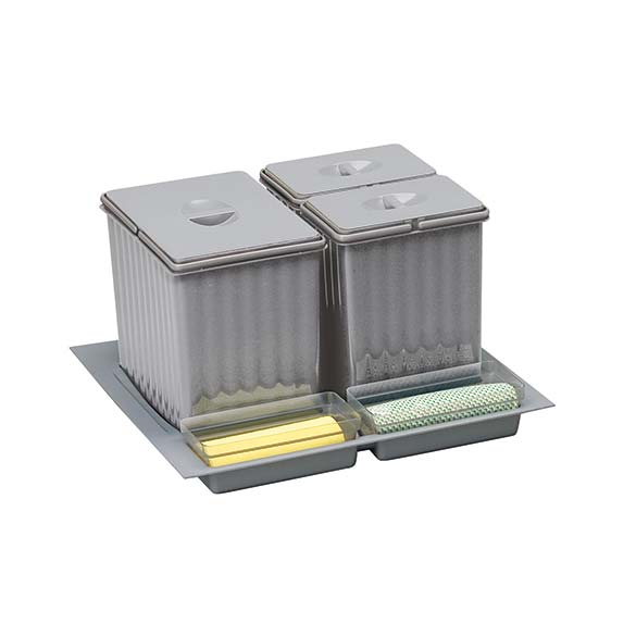 Kit poubelle tiroir 60/906 gris