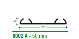 Rail 8002a 3.0m alu 50mm (20)