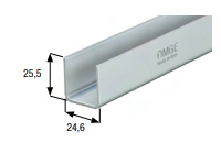 Rail porte  coulissante de 2m réf 7400