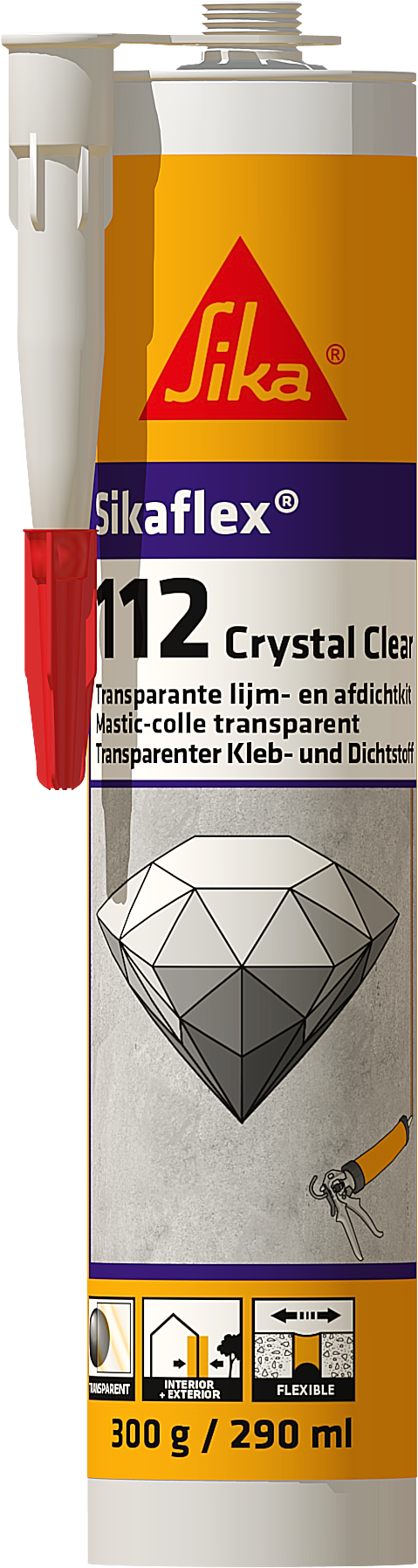 Sikaflex crystal clear