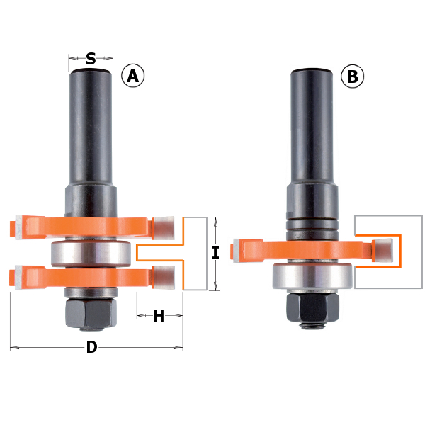 Cmt - fraise defonceuse rainure 10 mm - Accessoires défonçage, rabotage -  Rue du Commerce