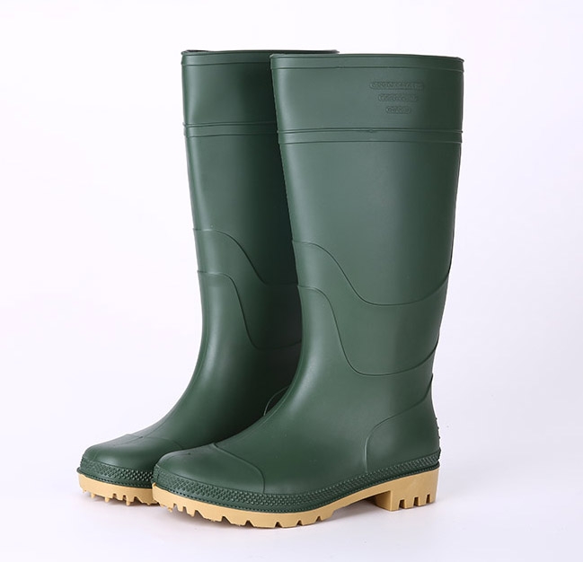 Paire de bottes vert