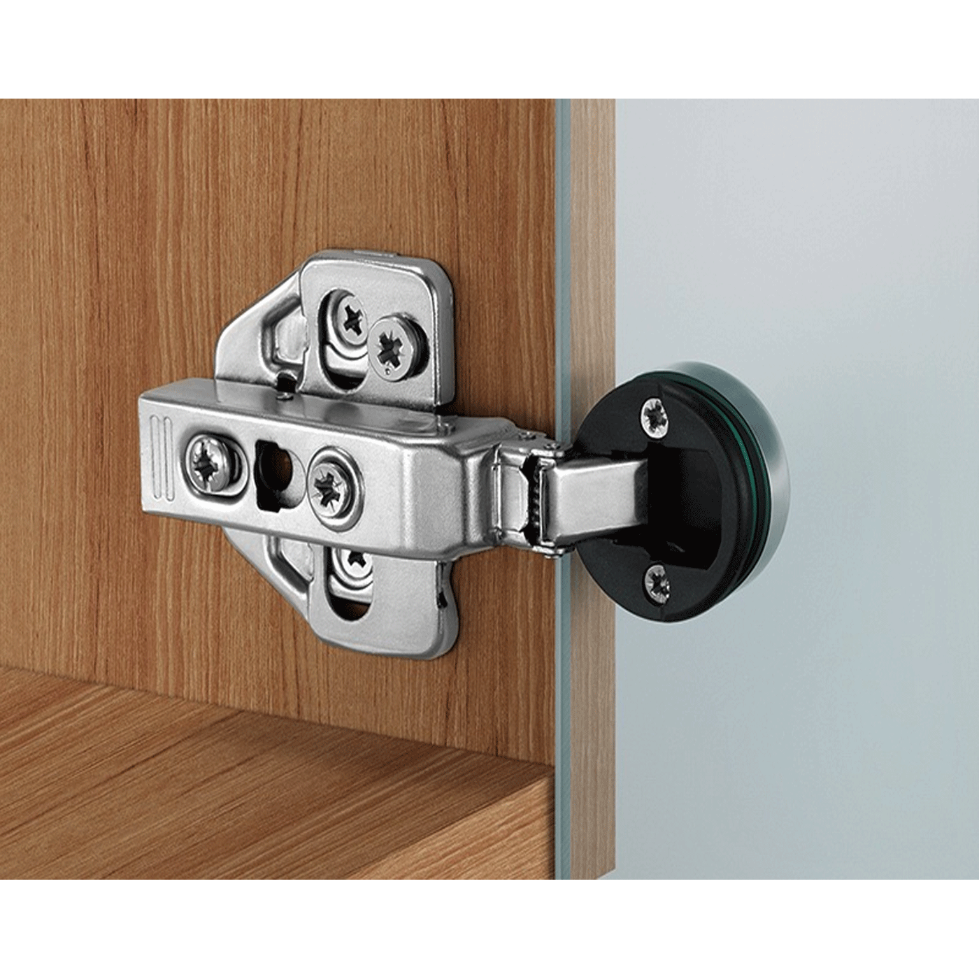 Charnière de vitre c80c411f+embase 3d