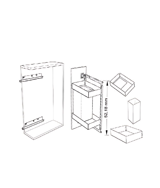 Porte pain basket g/left  slide