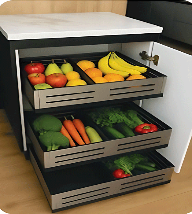 Tiroirs anglaise avec séparation