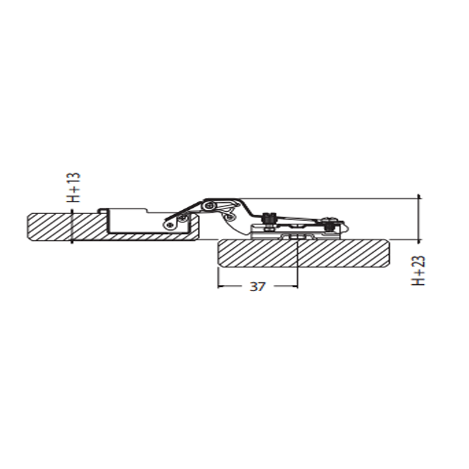 Charniere push open 85070m44 p Charniere push open 85070m44 p